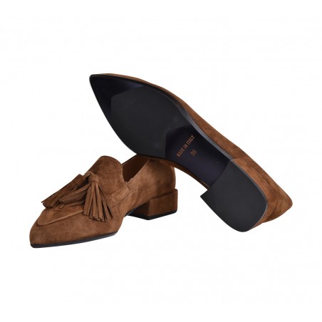 MOCASSINO CON NAPPINE LA PARIGINA Q3503-422-M MARRONE
