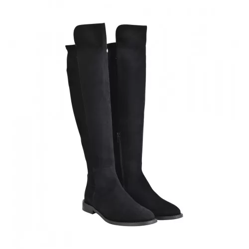 STIVALE ALTO CAMOSCIO LA PARIGINA S3105-M NERO