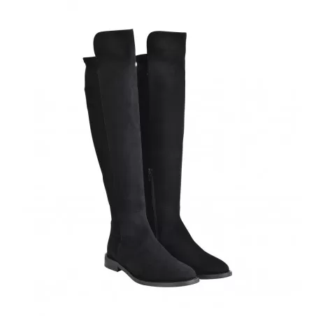 STIVALE ALTO CAMOSCIO LA PARIGINA S3105-M NERO