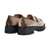 MOCASSINO VELLUTO LA PARIGINA Y9300V-306-G TAUPE