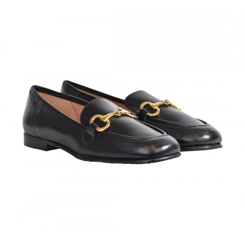 MOCASSINO CON MORSETTO LA PARIGINA Z8206-131-M NERO