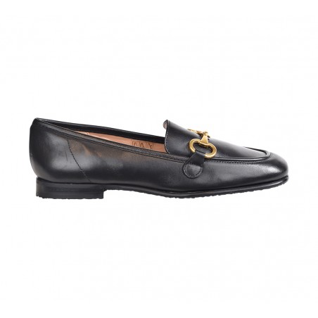 MOCASSINO CON MORSETTO LA PARIGINA Z8206-131-M NERO
