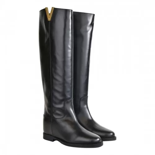 STIVALE ACCESSORIO A V SPACCO VIA ROMA 15 2568 NERO