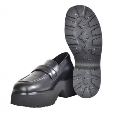 MOCASSINO IN PELLE OA NON-FASHION A120 NERO