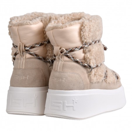 STIVALETTO STRINGATO PELLICCIA ASH MOBOO02 EGGNUG