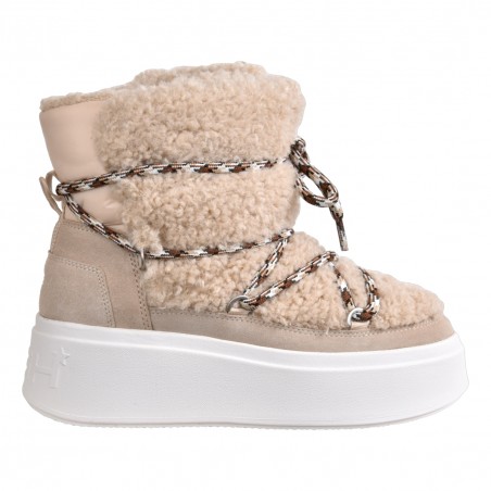 STIVALETTO STRINGATO PELLICCIA ASH MOBOO02 EGGNUG