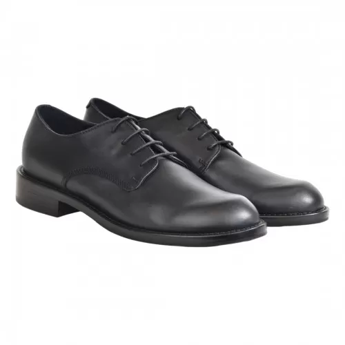 SCARPA CON LACCI SITON MOS2402 NERO