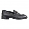 MOCASSINO CON MORSETTO SITON MOS2406 NERO