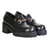 MOCASSINO CON MORSETTO SITON MOS2422 NERO