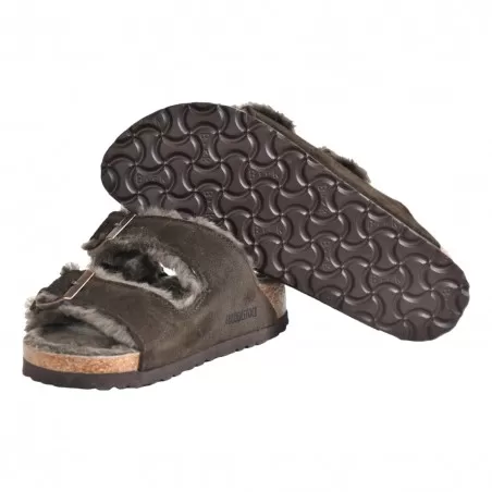 CIABATTA ARIZONA SHEARLING BIRKENSTOCK 1020528 MOCCA