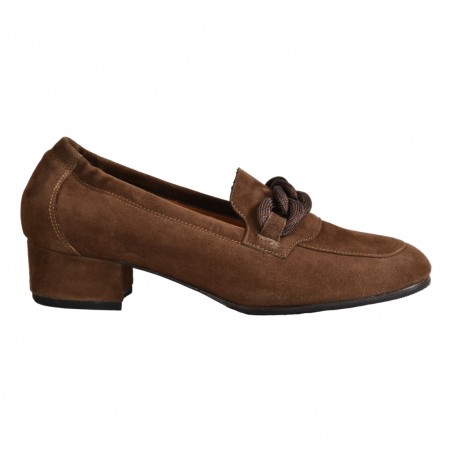 MOCASSINO CON ACCESSORIO LA PARIGINA 4420 COCCO