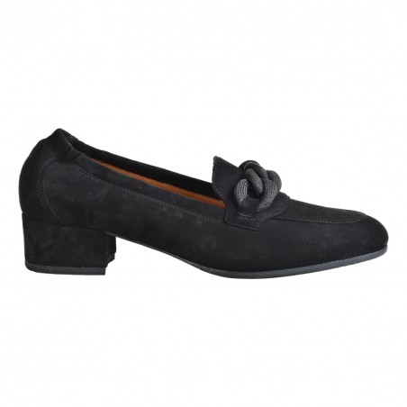 MOCASSINO CON ACCESSORIO LA PARIGINA 4420 NERO