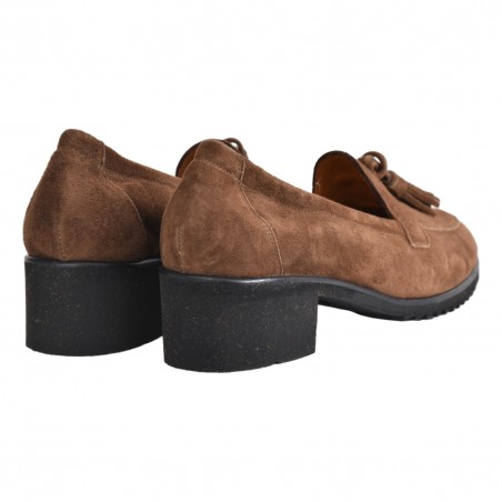 MOCASSINO CON NAPPINE LA PARIGINA 937.2 COCCO