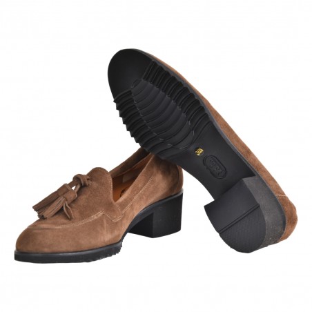 MOCASSINO CON NAPPINE LA PARIGINA 937.2 COCCO