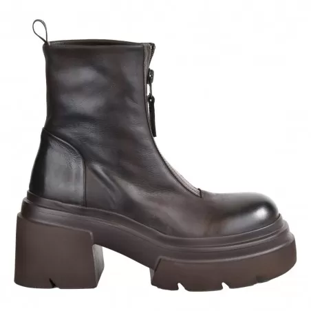 TRONCHETTO CON ZIP ELENA IACHI E3770 FONDENTE