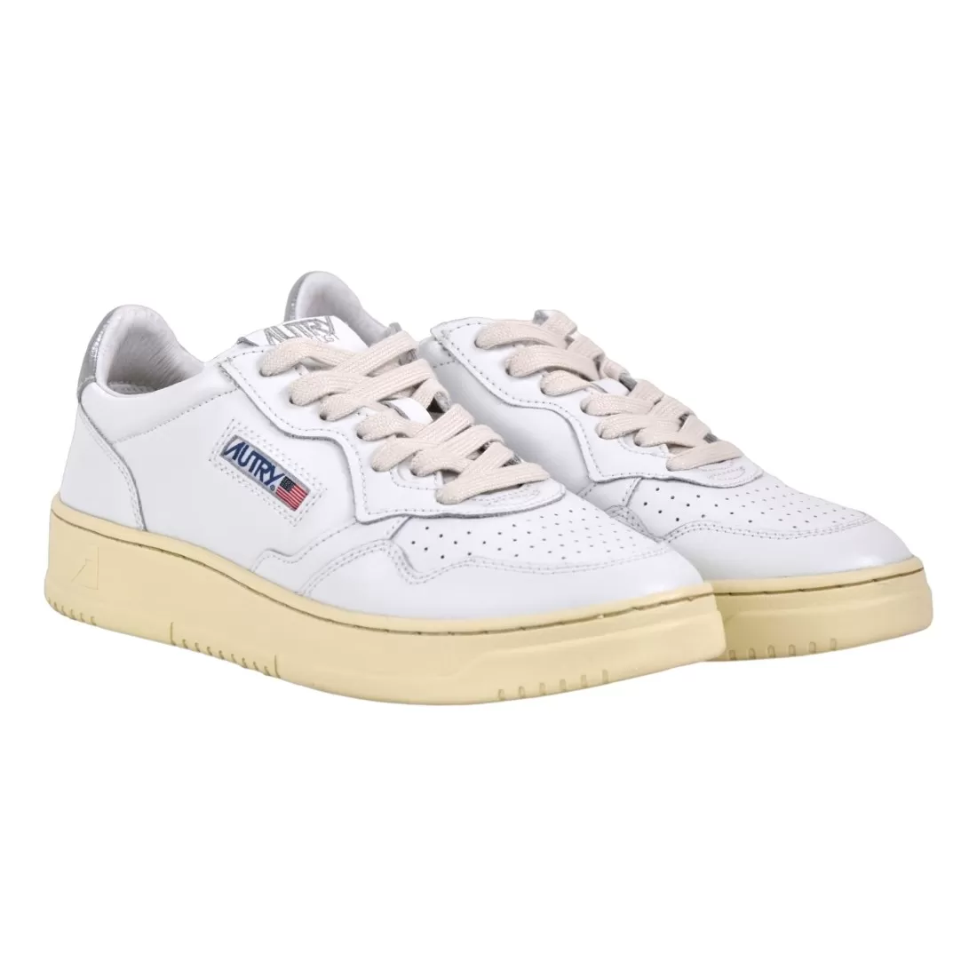 SNEAKERS AUTRY AULMLL05 WHT/SILVER