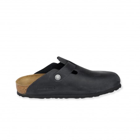 SABOT BOSTON OILED LEATHER BIRKENSTOCK 059463 BLACK
