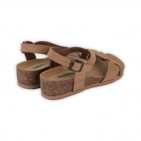 SANDALO NABUK BIONATURA 12A826 TORTORA