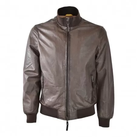 BOMBER IN PELLE BULLY 5605 SD03TR