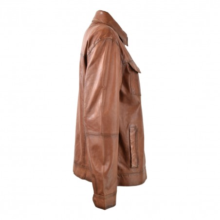 BOMBER IN PELLE BULLY 5613 SDM60T