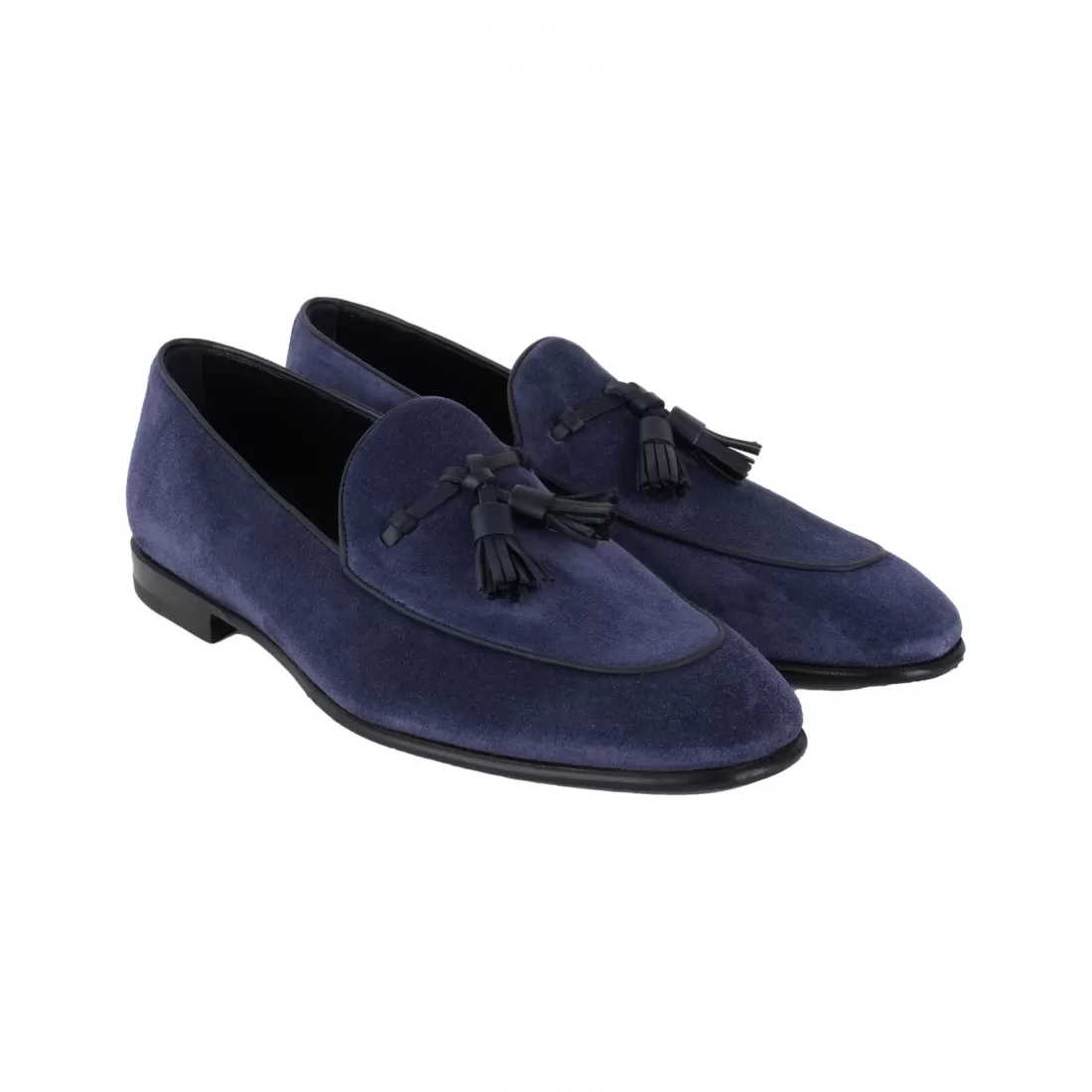 PANTOFOLA CON NAPPINA / BARRETT 201U069.3 NAVY