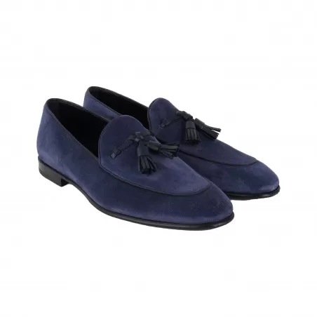 PANTOFOLA CON NAPPINA / BARRETT 201U069.3 NAVY