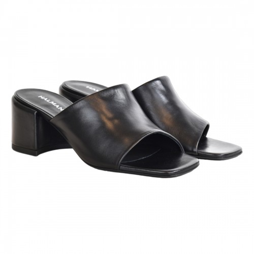 SABOT IN PELLE HALMANERA ABBY35 NERO