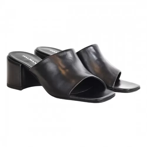 SABOT IN PELLE HALMANERA ABBY35 NERO