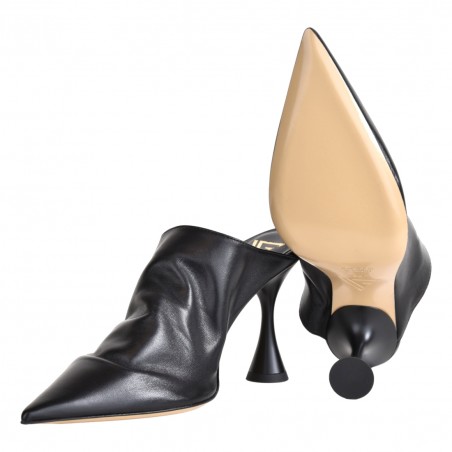 SABOT IN NAPPA GIAMPAOLO VIOZZI BI9029 NERO