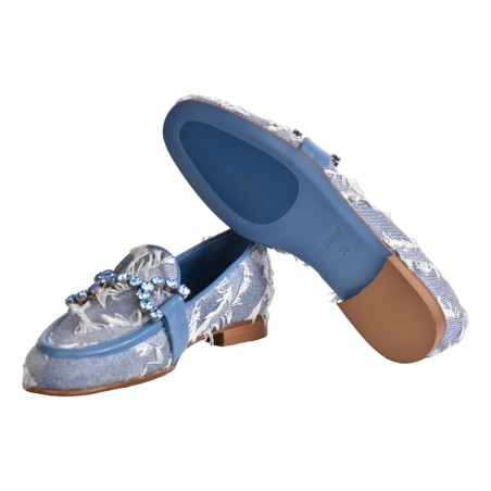 MOCASSINO JEANS C/ACCESSORIO FESTA JOYS JEANS