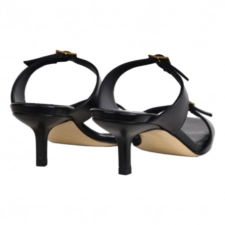 SANDALO IN NAPPA GIAMPAOLO VIOZZI KO9082 NERO