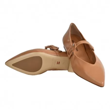 BALLERINA CON CINTURINO HALMANERA LANA52 CARAMEL