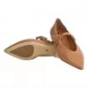 BALLERINA CON CINTURINO HALMANERA LANA52 CARAMEL