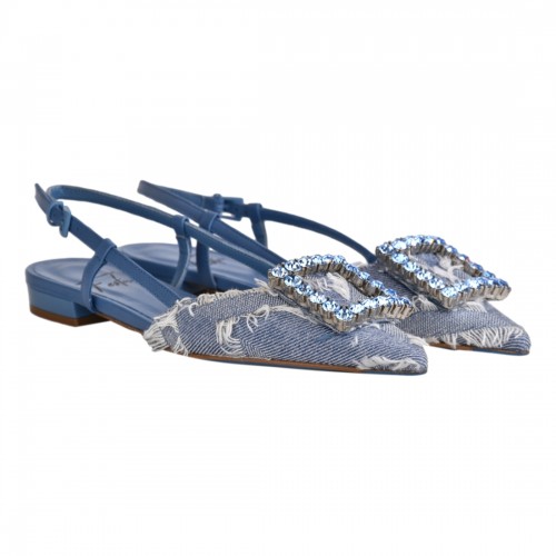 CHANEL DENIM CON ACCESSORIO FESTA LAVANDA JEANS