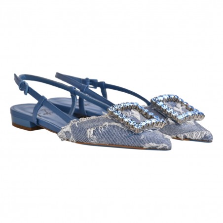 CHANEL DENIM CON ACCESSORIO FESTA LAVANDA JEANS