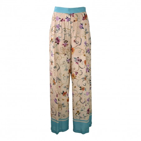 PANTALONE EDWINA STAMPA FIORE SEMICOUTURE Y4SS15 FLW44