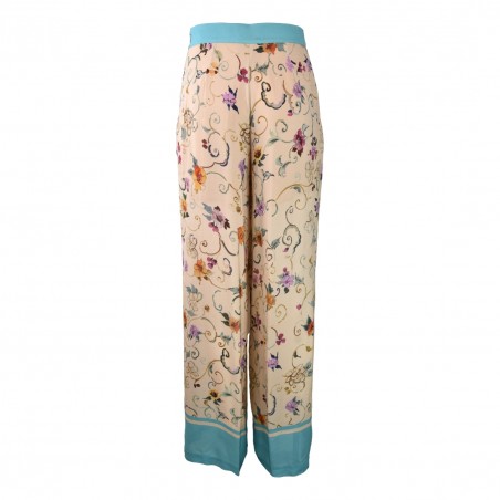 PANTALONE EDWINA STAMPA FIORE SEMICOUTURE Y4SS15 FLW44