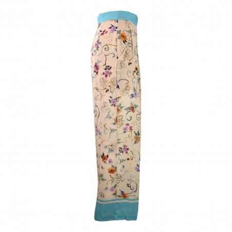 PANTALONE EDWINA STAMPA FIORE SEMICOUTURE Y4SS15 FLW44