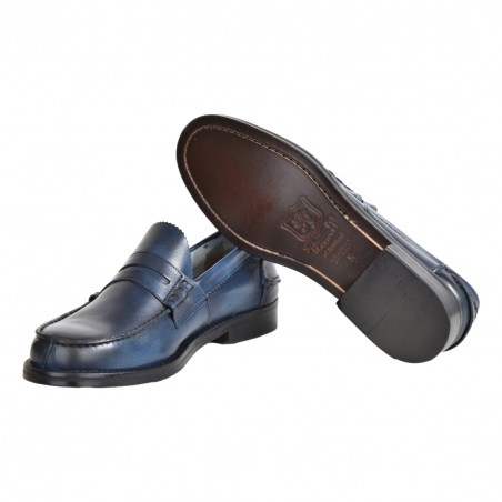 MOCASSINO SAXONE 1000/26 BLU