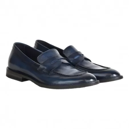 MOCASSINO PELLE PANTANETTI 16355E DENIM