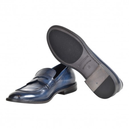 MOCASSINO PELLE PANTANETTI 16355E DENIM