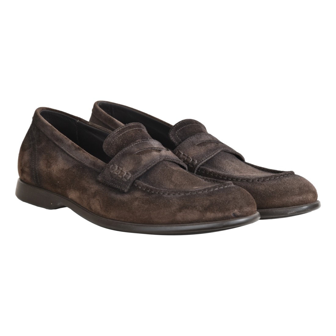 MOCASSINO PELLE PANTANETTI 17452A EBANO