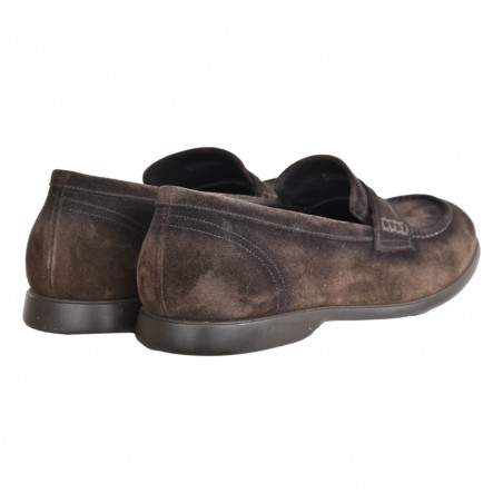 MOCASSINO PELLE PANTANETTI 17452A EBANO
