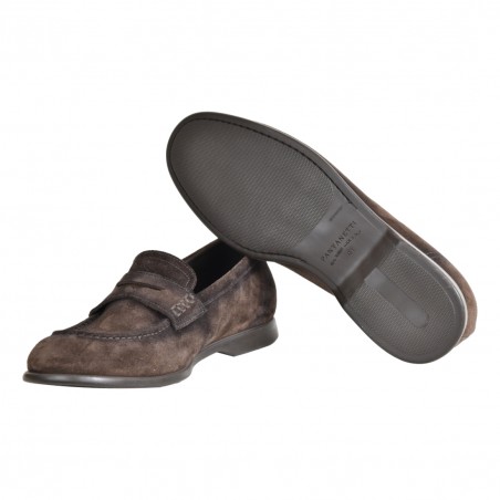 MOCASSINO PELLE PANTANETTI 17452A EBANO