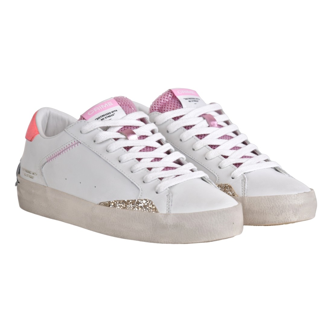 SNEAKERS DISTRESSED CRIME LONDON 27008PP6B 10