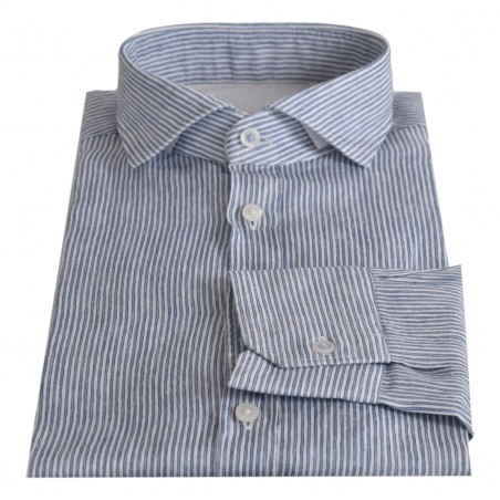 CAMICIA IN LINO BASTONCINO B2655.164 04