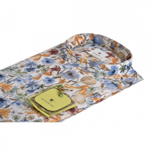 CAMICIA IN LINO BASTONCINO B2659.COREANO 01