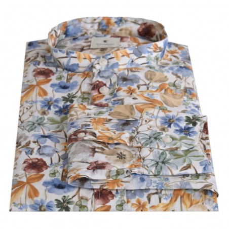 CAMICIA IN LINO BASTONCINO B2659.COREANO 01