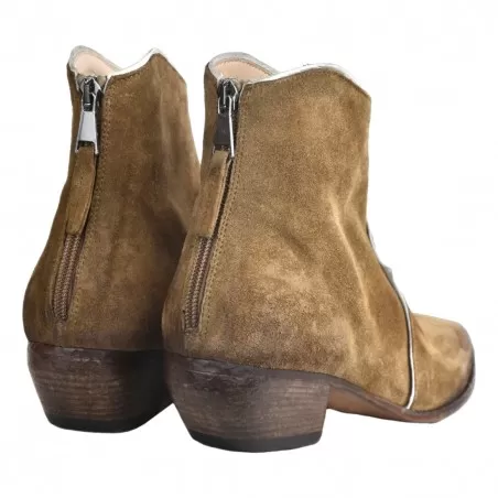 TEXANO CORTO CON ZIP ELENA IACHI E3946 FANGO