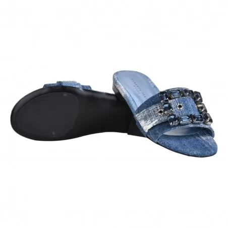 CIABATTA DENIM CON ACCESSORIO ROBERTO FESTA FADE VINTAGE